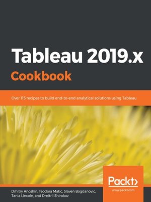 cover image of Tableau 2019.x Cookbook